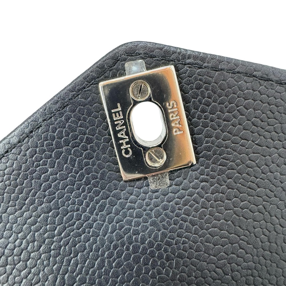 Auth Chanel Mini Rectangular Classic Black Chevron - image 6